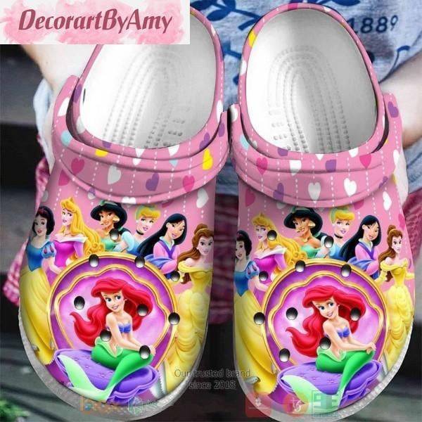 Ariel Little Mermaid Disney Princess Crocs Sandals Fan Gift 365crocs