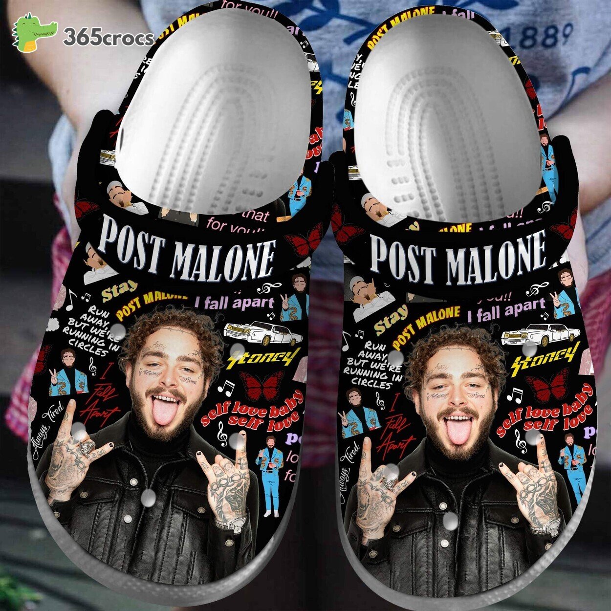 Artist Inspired Post Malone Custom Summer Crocsfor Fans 365crocs