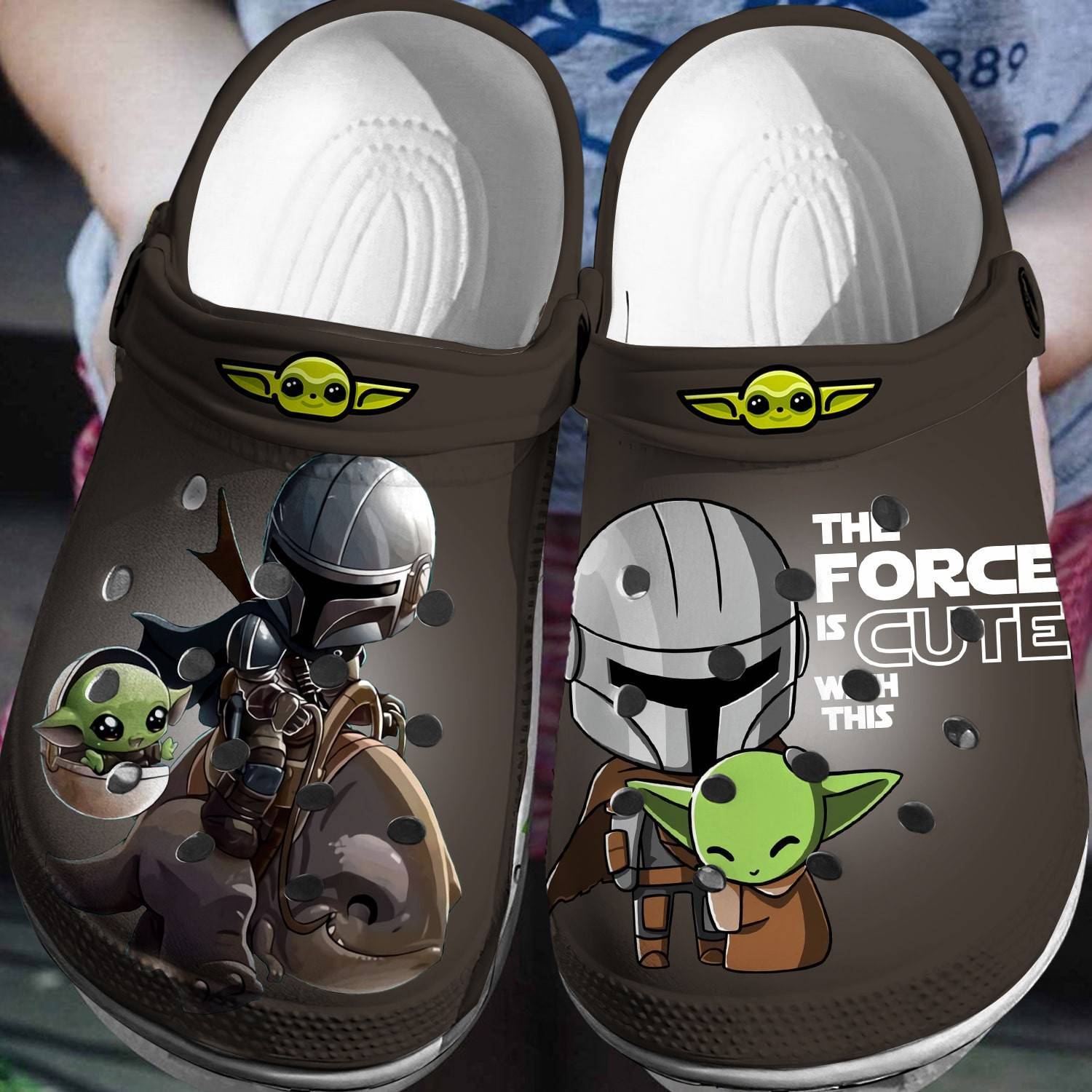 Baby Yoda Comfort Stay Cozy with Crocs 3D Clog Shoes! 365crocs
