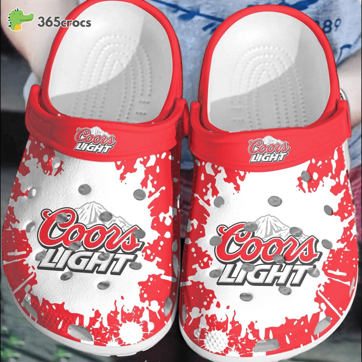 Coors Light Beer Comfortable Crocs Clogs Unique Footwear Design 365crocs
