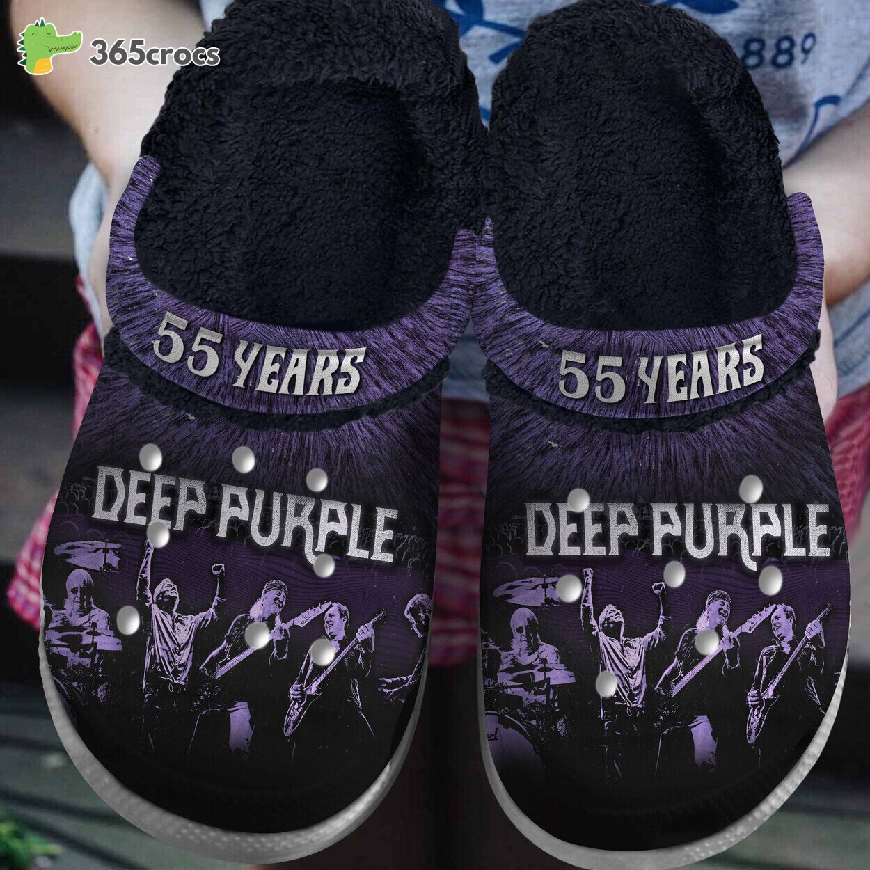 Purple Crocs With Fur 365crocs