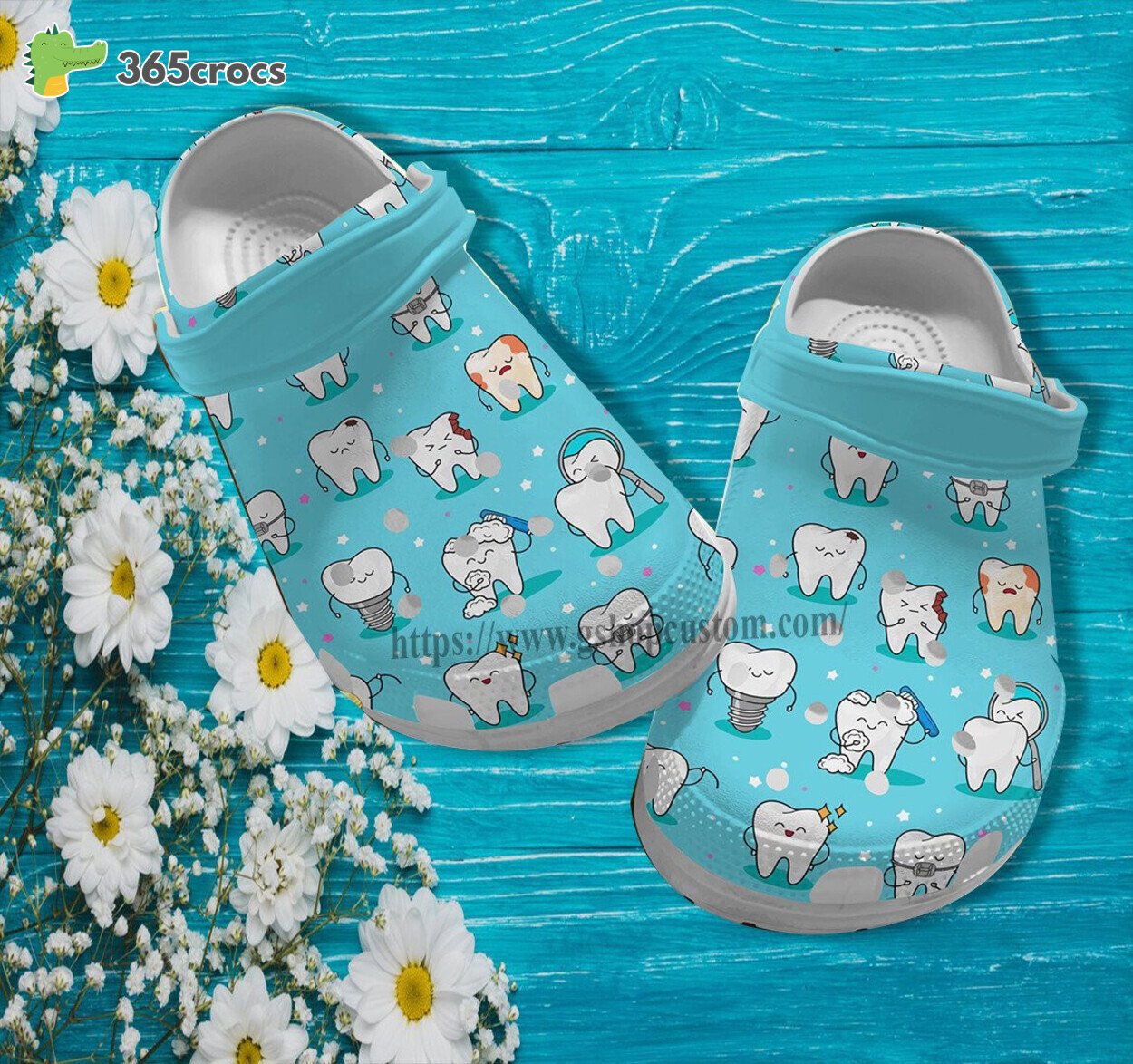 Dentis Gifts Croc Shoes Dental Health Shoes Croc Clogs Gift Nurse