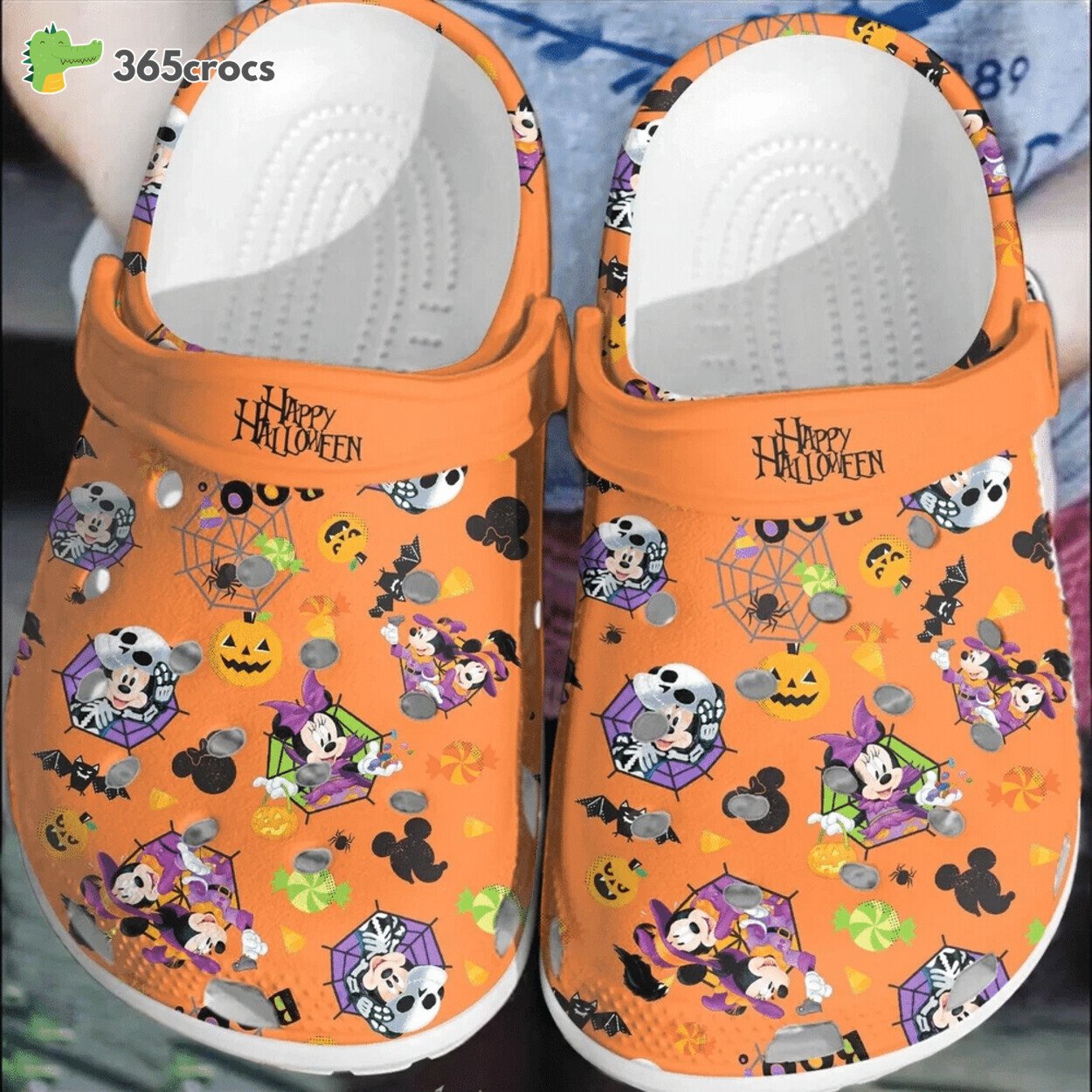 Dive into Festive Cartoon World Halloween Mickey Mouse Inspired Classic Clog 365crocs