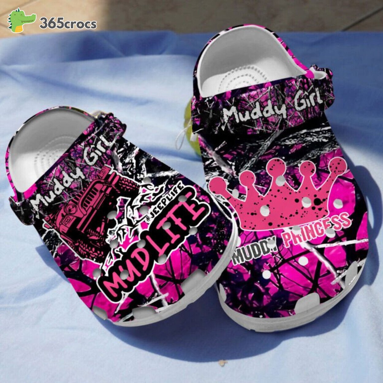 Embrace Outdoor Love Muddy Girl Princess Inspired Unique Clog Footwear