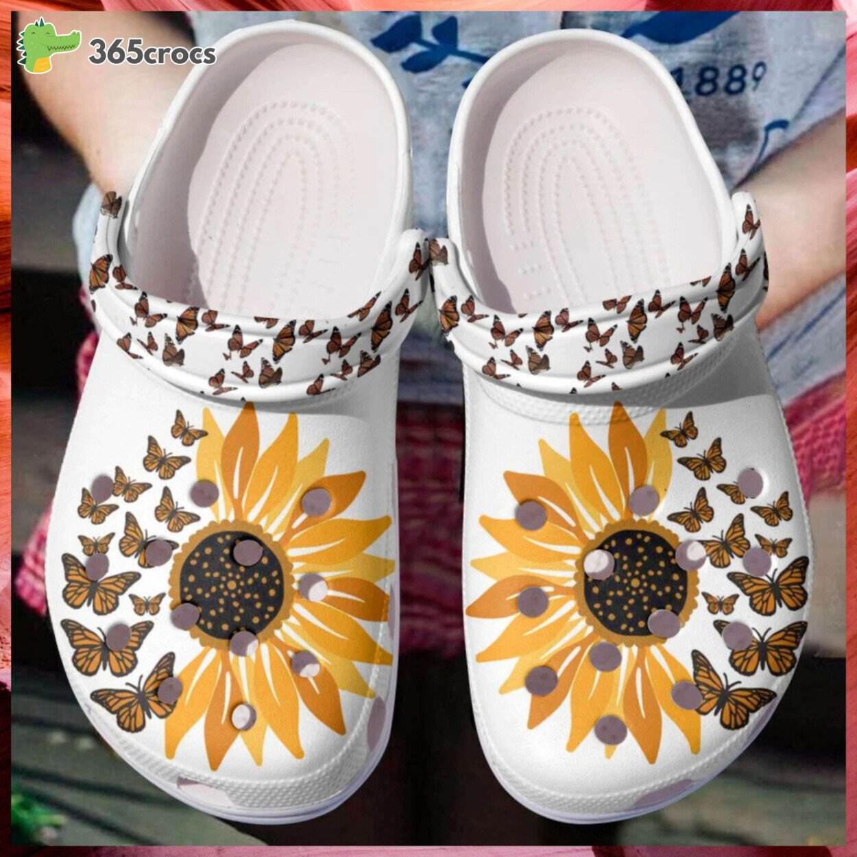 Sunflower Crocs - 365crocs