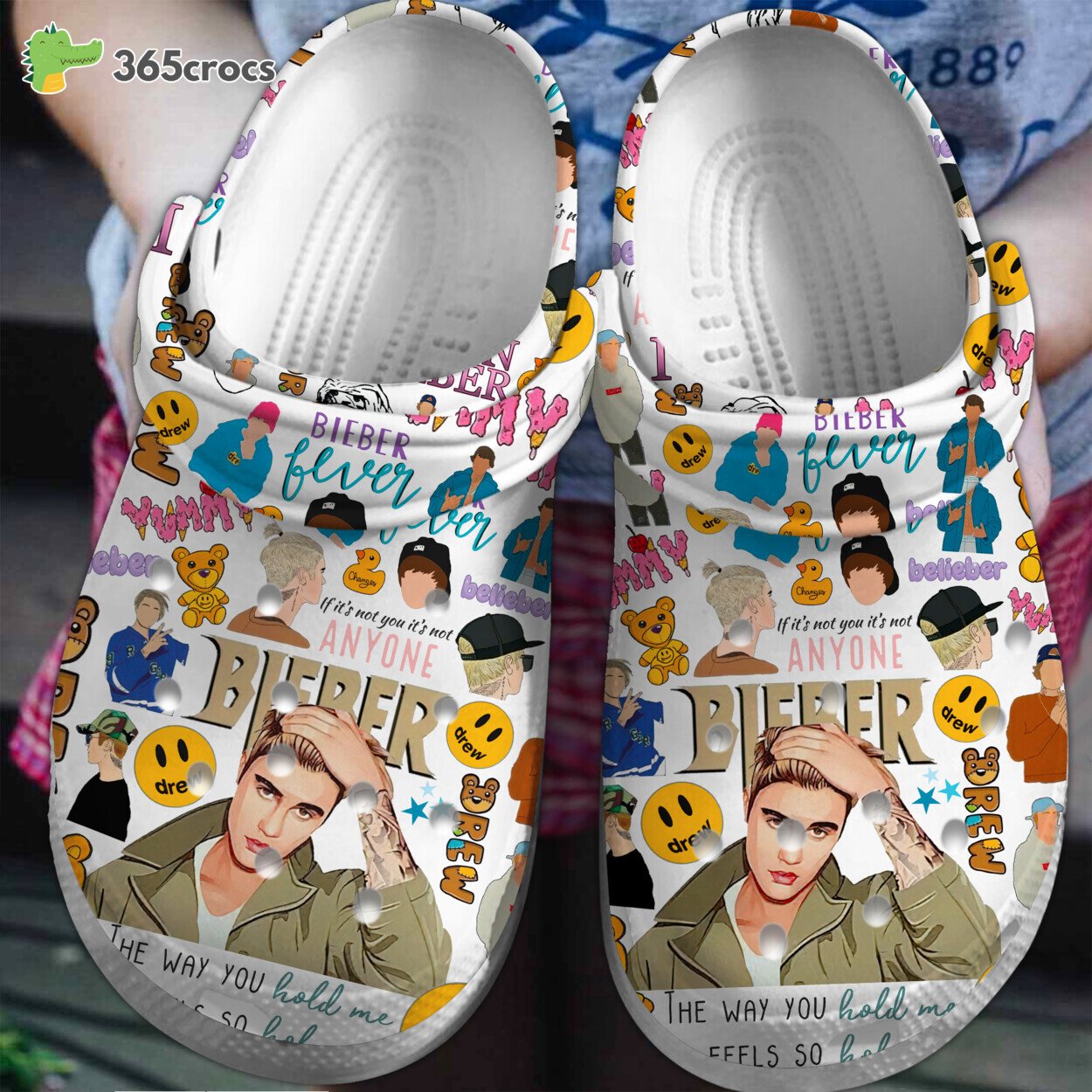 justin bieber crocs purple stockx