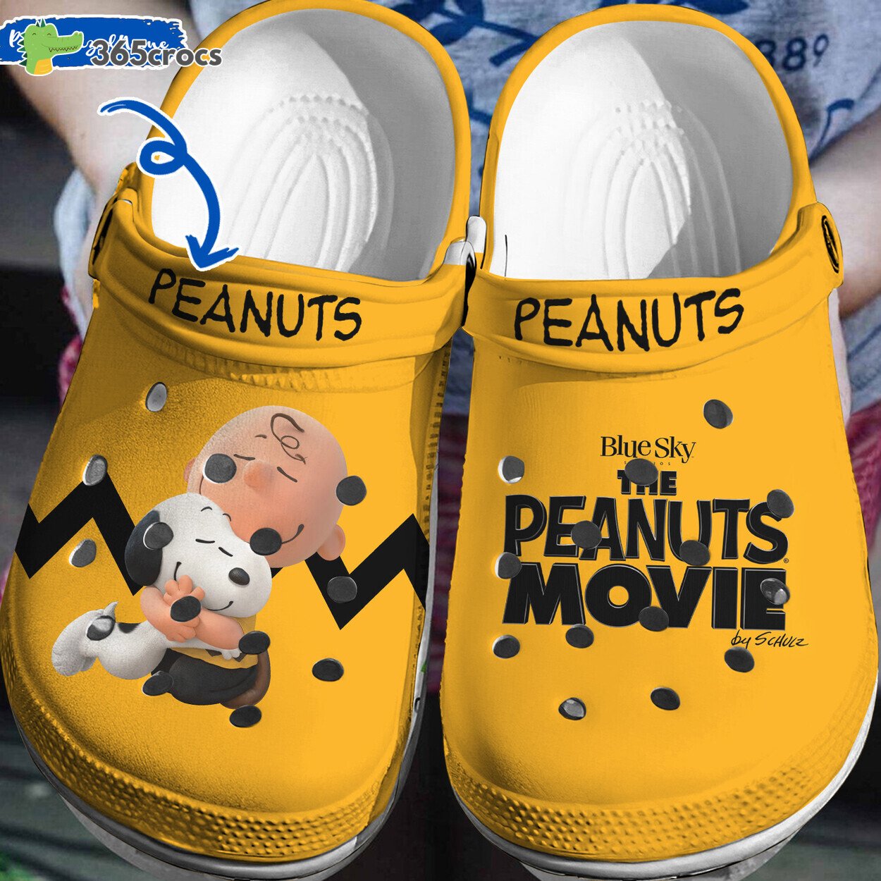 Popular Snoopy Design from Peanuts on 3D Crocs Clog Footwear Art 365crocs