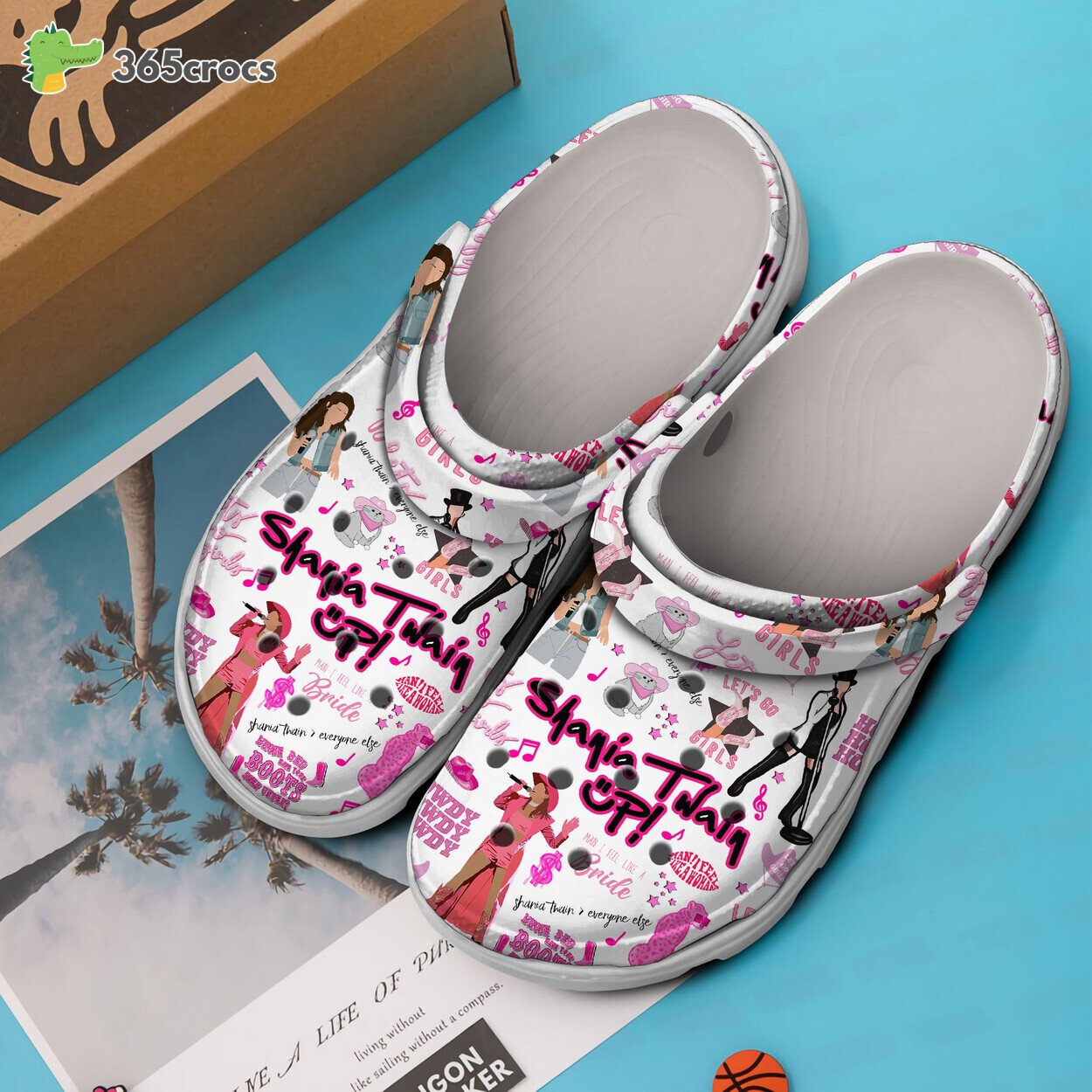 Shania Twain Country Pop Vibes Comfortable Crocs Clogs Music Collection